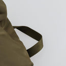 PRADA Backpack Nylon Green Silver Auth 157251-8