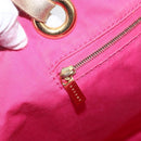 CELINE Paris Macadam Tote Bag Denim Pink Gold Auth 157252-18