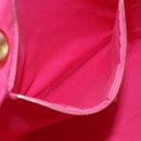 CELINE Paris Macadam Tote Bag Denim Pink Gold Auth 157252-11