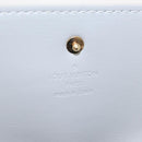 LOUIS VUITTON Monogram Vernis Motto Accessory Pouch Gris M91030 LV Auth 157253-19