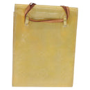 LOUIS VUITTON Monogram Vernis Motto Accessory Pouch Gris M91030 LV Auth 157253-2