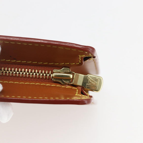 LOUIS VUITTON Epi Pochette Homme Bag Brown Zipangu Gold M52528 LV Auth 157254