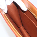 LOUIS VUITTON Epi Pochette Homme Bag Brown Zipangu Gold M52528 LV Auth 157254-18