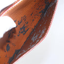 LOUIS VUITTON Epi Pochette Homme Bag Brown Zipangu Gold M52528 LV Auth 157254-11