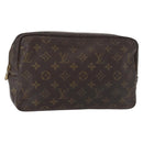 LOUIS VUITTON Monogram Trousse Toilette 28 Clutch Bag M47522 LV Auth 157256-1