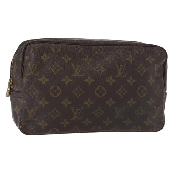 LOUIS VUITTON Monogram Trousse Toilette 28 Clutch Bag M47522 LV Auth 157256