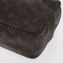 LOUIS VUITTON Monogram Trousse Toilette 28 Clutch Bag M47522 LV Auth 157256-16