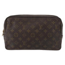 LOUIS VUITTON Monogram Trousse Toilette 28 Clutch Bag M47522 LV Auth 157256-13