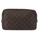 LOUIS VUITTON Monogram Trousse Toilette 28 Clutch Bag M47522 LV Auth 157256-2