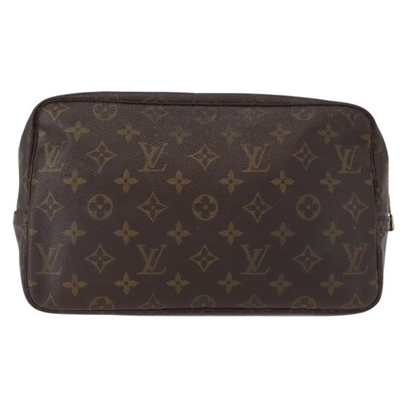 LOUIS VUITTON Monogram Trousse Toilette 28 Clutch Bag M47522 LV Auth 157256