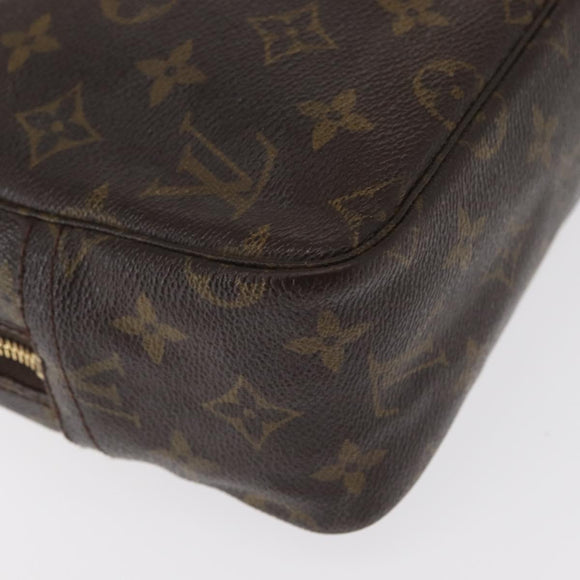 LOUIS VUITTON Monogram Trousse Toilette 28 Clutch Bag M47522 LV Auth 157256