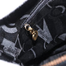 Salvatore Ferragamo Gancini Tote Bag Leather Black Gold Auth 157259-20