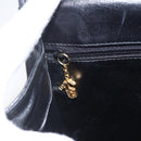 Salvatore Ferragamo Shoulder Bag Leather Black Gold Auth 157262-18