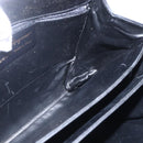 Salvatore Ferragamo Shoulder Bag Leather Black Gold Auth 157262-19