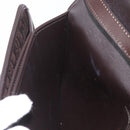 Christian Dior Trotter Canvas Shoulder Bag Brown Gold Auth 157265V-17