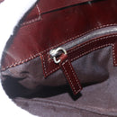 FENDI Zucca Canvas Shoulder Bag Brown Black Auth 157270V-17