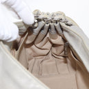 CHANEL COCO Mark Chain Shoulder Bag Leather Gray Silver CC Auth 157276-18