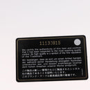 CHANEL COCO Mark Chain Shoulder Bag Leather Gray Silver CC Auth 157276-22