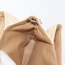 CHANEL Matelasse Chain Shoulder Bag Leather Ivory Silver CC Auth 157279-20