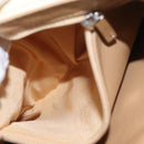 CHANEL Matelasse Chain Shoulder Bag Leather Ivory Silver CC Auth 157279-24