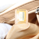 CHANEL Matelasse Chain Shoulder Bag Leather Ivory Silver CC Auth 157279-12