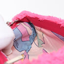 CHANEL Matelasse 25 Chain Shoulder Bag pile Pink Silver CC Auth 157280SM-24