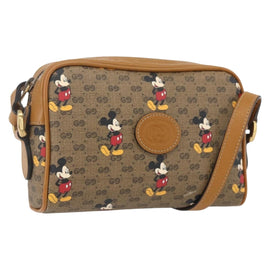 GUCCI Micro GG Supreme Disney Collaboration Bag PVC Beige 602536 Auth 157283SAM