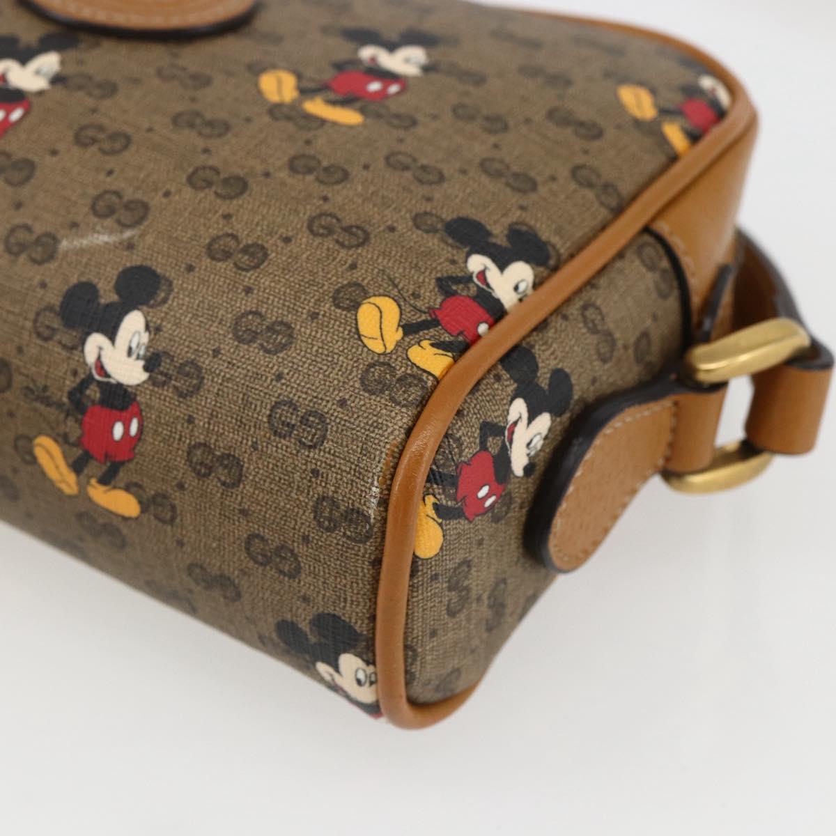 GUCCI Micro GG Supreme Disney Collaboration Bag PVC Beige 602536