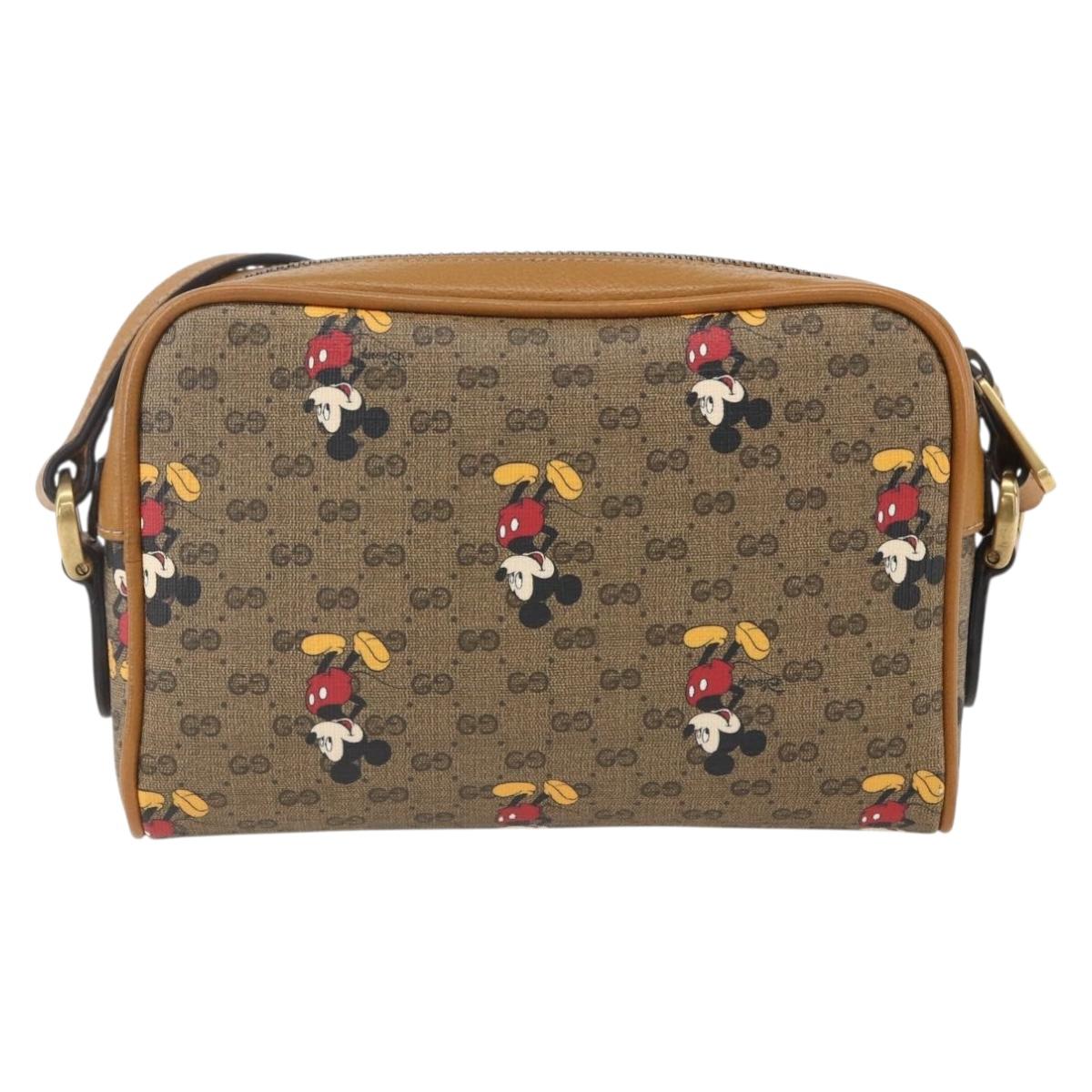 GUCCI Micro GG Supreme Disney Collaboration Bag PVC Beige 602536