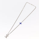 LOUIS VUITTON Collier LV Psychedelic Necklace Silver MP3353 LV Auth 157285M-11