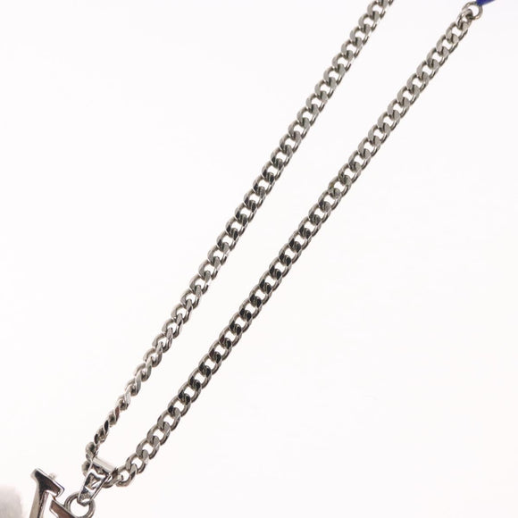 LOUIS VUITTON Collier LV Psychedelic Necklace Silver MP3353 LV Auth 157285M