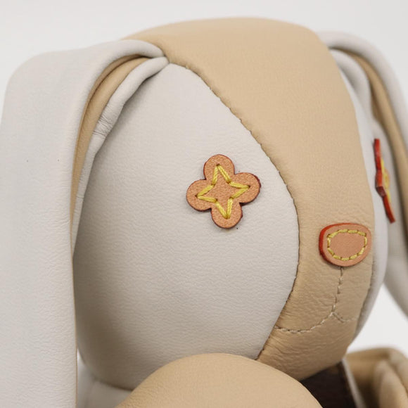 LOUIS VUITTON Monogram Doduruisu Rabbit White Beige GI0367 LV Auth 157286SAM