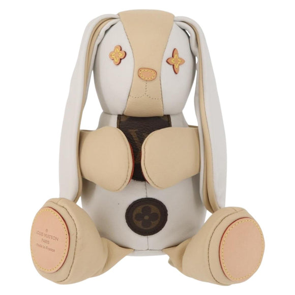 LOUIS VUITTON Monogram Doduruisu Rabbit White Beige GI0367 LV Auth 157286SAM