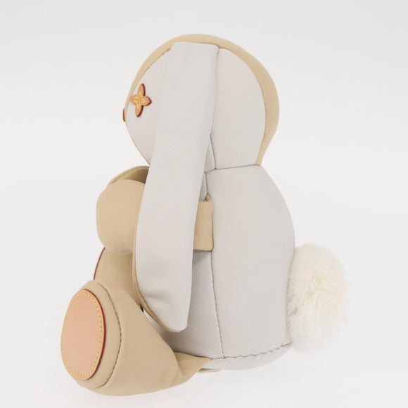 LOUIS VUITTON Monogram Doduruisu Rabbit White Beige GI0367 LV Auth 157286SAM