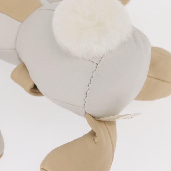 LOUIS VUITTON Monogram Doduruisu Rabbit White Beige GI0367 LV Auth 157286SAM