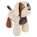 LOUIS VUITTON Monogram Dudu Oscar Stuffed dog White Black GI0251 Auth 157287SAM-1