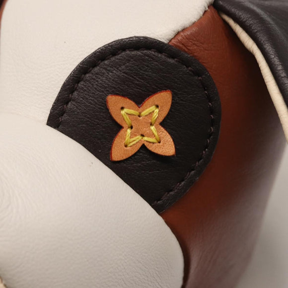 LOUIS VUITTON Monogram Dudu Oscar Stuffed dog White Black GI0251 Auth 157287SAM