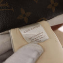 LOUIS VUITTON Monogram Dudu Oscar Stuffed dog White Black GI0251 Auth 157287SAM-18