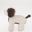 LOUIS VUITTON Monogram Dudu Oscar Stuffed dog White Black GI0251 Auth 157287SAM-4