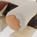 LOUIS VUITTON Monogram Dudu Oscar Stuffed dog White Black GI0251 Auth 157287SAM-15