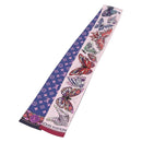 LOUIS VUITTON Bando World of Love Scarf Silk Pink M71489 LV Auth 157290-1