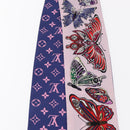 LOUIS VUITTON Bando World of Love Scarf Silk Pink M71489 LV Auth 157290-5