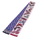 LOUIS VUITTON Bando World of Love Scarf Silk Pink M71489 LV Auth 157290-7