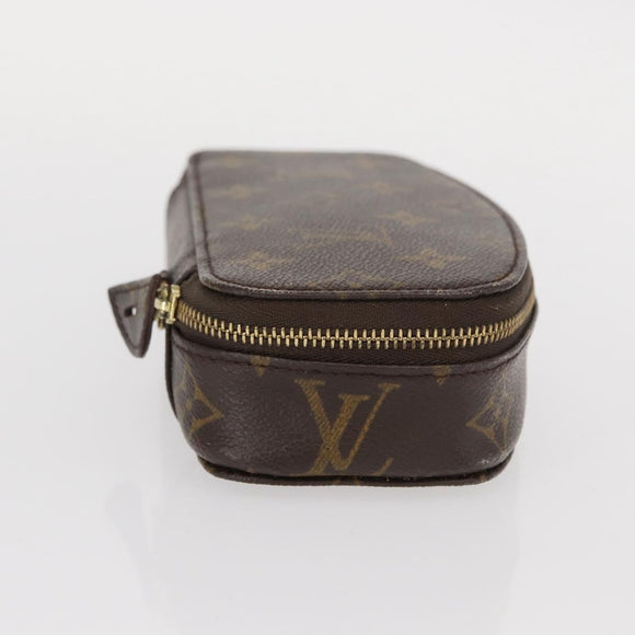 LOUIS VUITTON Monogram Posh Monte Carlo Jewelry Box M47350 LV Auth 157291