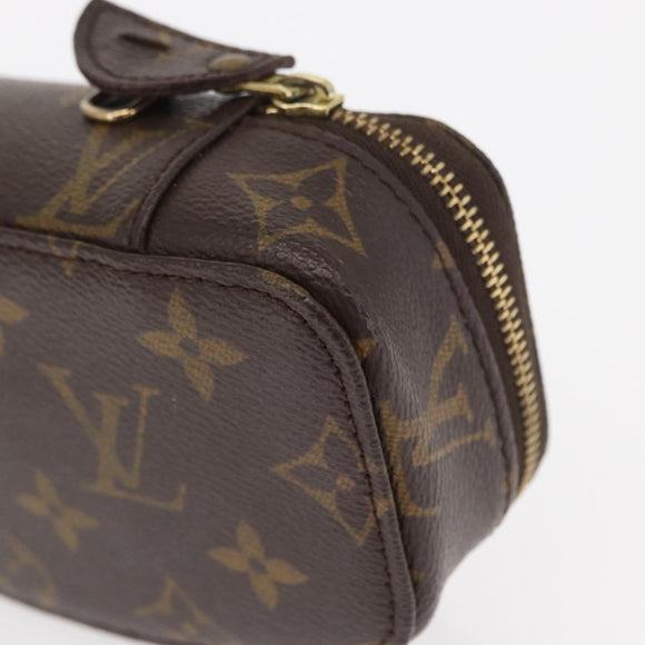 LOUIS VUITTON Monogram Posh Monte Carlo Jewelry Box M47350 LV Auth 157291