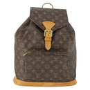LOUIS VUITTON Monogram Montsouris GM Backpack M51135 LV Auth 157301-13