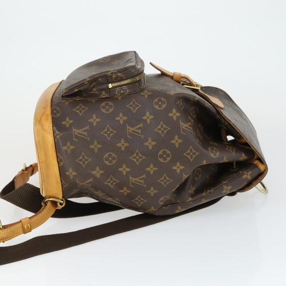 LOUIS VUITTON Monogram Montsouris GM Backpack M51135 LV Auth 157301