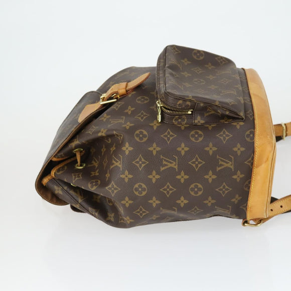 LOUIS VUITTON Monogram Montsouris GM Backpack M51135 LV Auth 157301