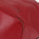 LOUIS VUITTON Epi Petit Noe Shoulder Bag Red M44107 LV Auth 157304-14