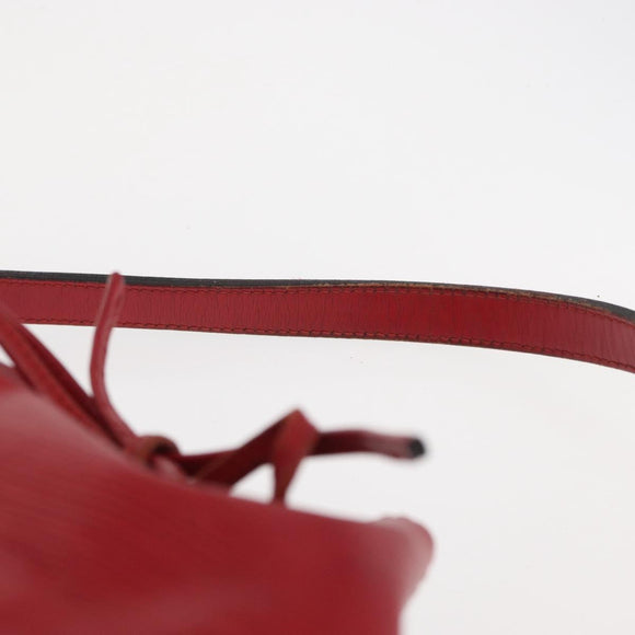 LOUIS VUITTON Epi Petit Noe Shoulder Bag Red M44107 LV Auth 157304